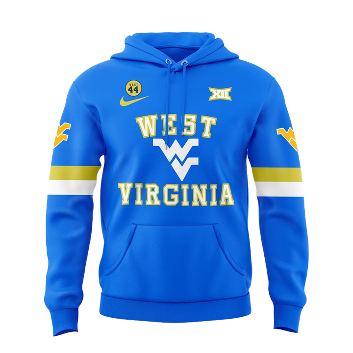 3. West Virginia Mountaineers men's basketball Jerry West 44 unisex Hoodie