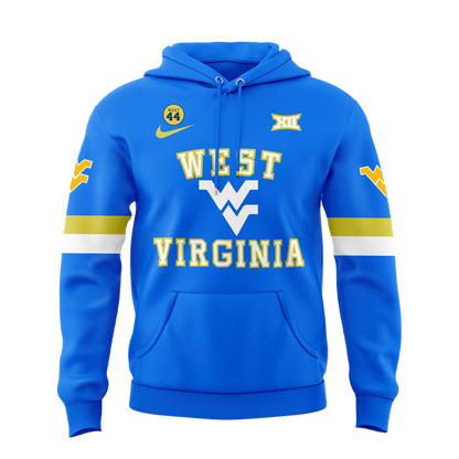 3. West Virginia Mountaineers men's basketball Jerry West 44 unisex Hoodie