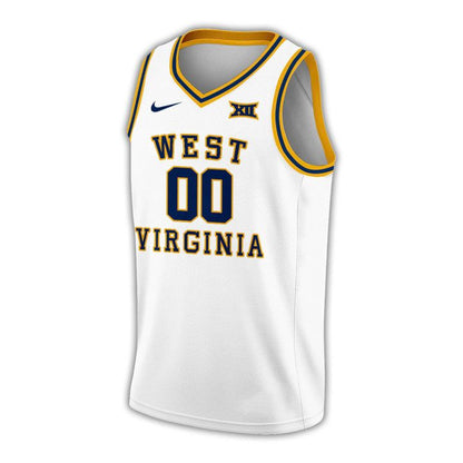 Special WVU Men's Basketball Uniform Basketball Jersey Custom Name And Number.