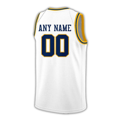 Special WVU Men's Basketball Uniform Basketball Jersey Custom Name And Number.