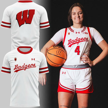 Wisconsin Badgers Basketball Legacy Uniform T-Shirt - Limited Edition