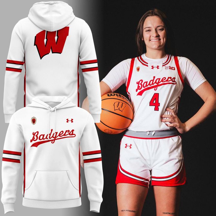Wisconsin Badgers Basketball Legacy Uniform Hoodie - Limited Edition