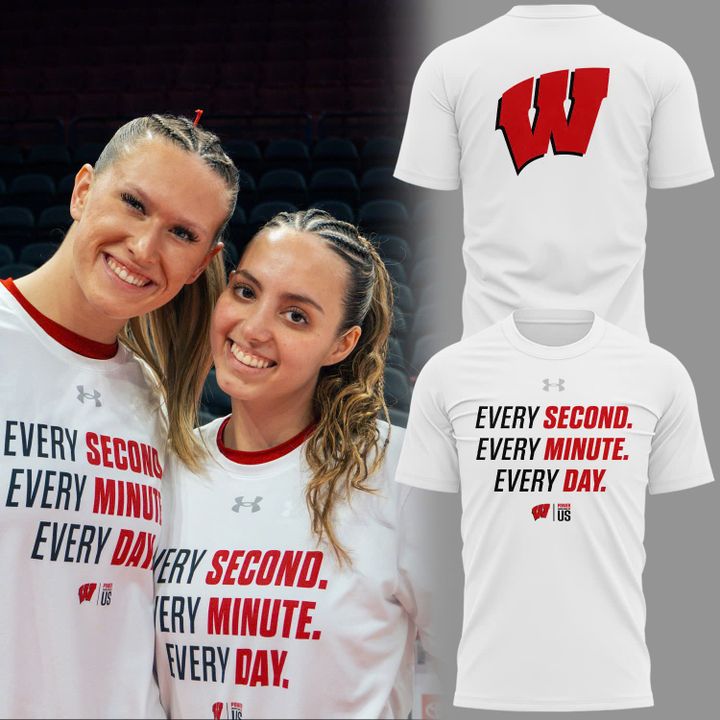 Wisconsin Badgers Basketball Every Day T-Shirt - Limited Edition
