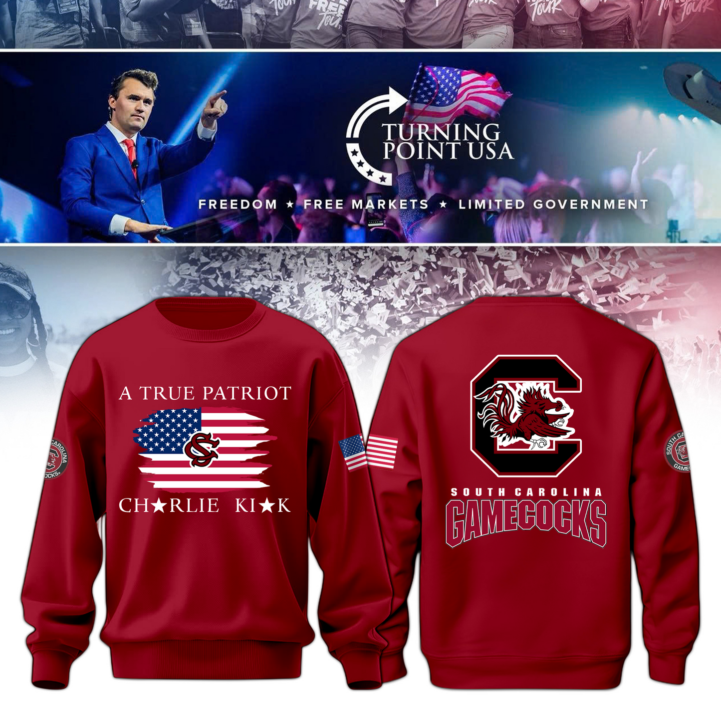 South Carolina Gamecocks Freedom Sweatshirt