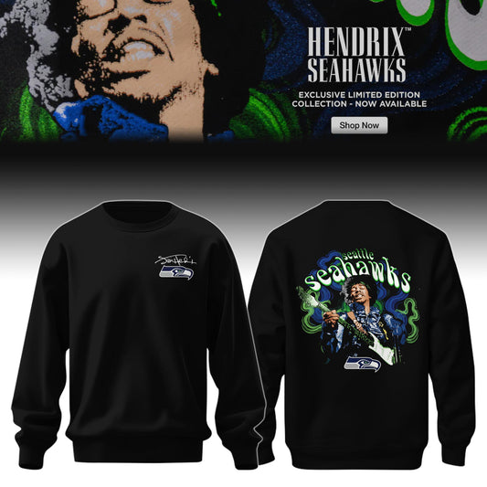 .Seahawks Collection x Jimi Hendrix™ Limited Sweatshirt, Selling Out Fast