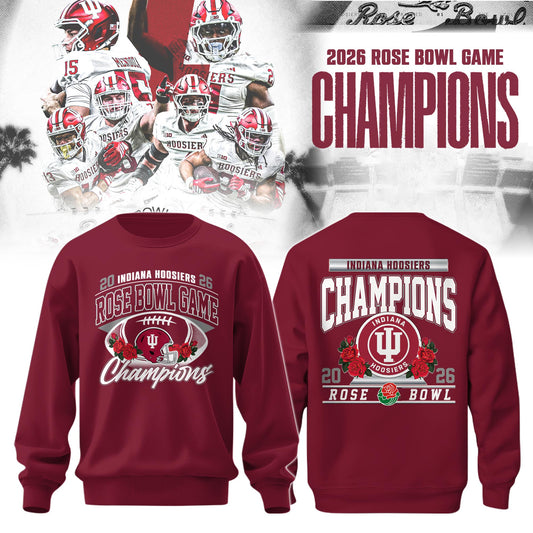 , IU 2026 Rose Bowl Champions Sweatshirt Limited Edition
