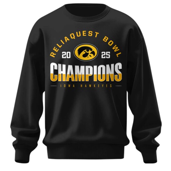 Iowa Hawkeyes – ReliaQuest Bowl Champions Sweatshirt
