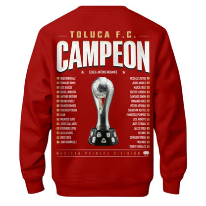 Toluca FC Back to Back Champions Sweatshirt