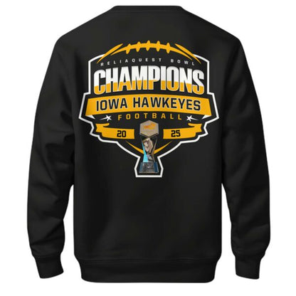 Iowa Hawkeyes – ReliaQuest Bowl Champions Sweatshirt