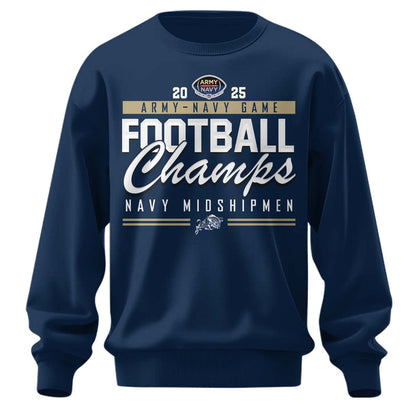 Navy Champions White Sweatshirt + Unisex Limited Style