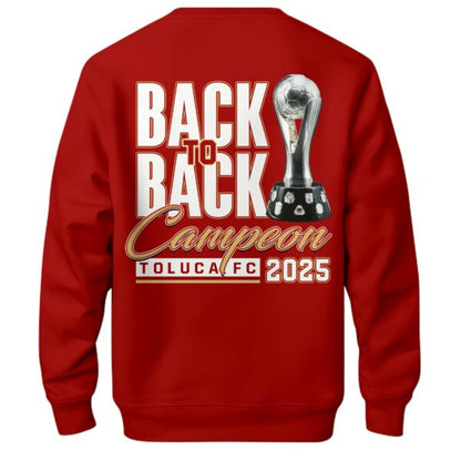 Toluca FC Back to Back Champions Sweatshirt