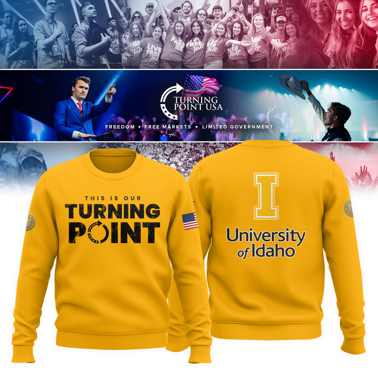 University of Idaho Freedom Sweatshirt