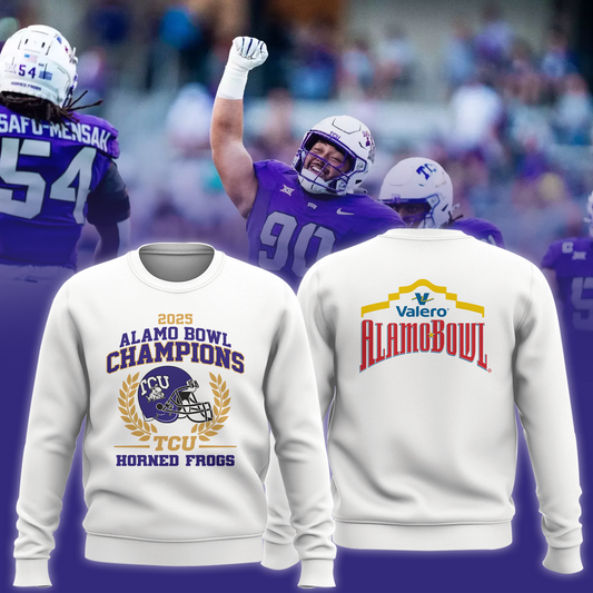 TCU 2025 VALERO ALAMO BOWL Champions Sweatshirt Limited Edition
