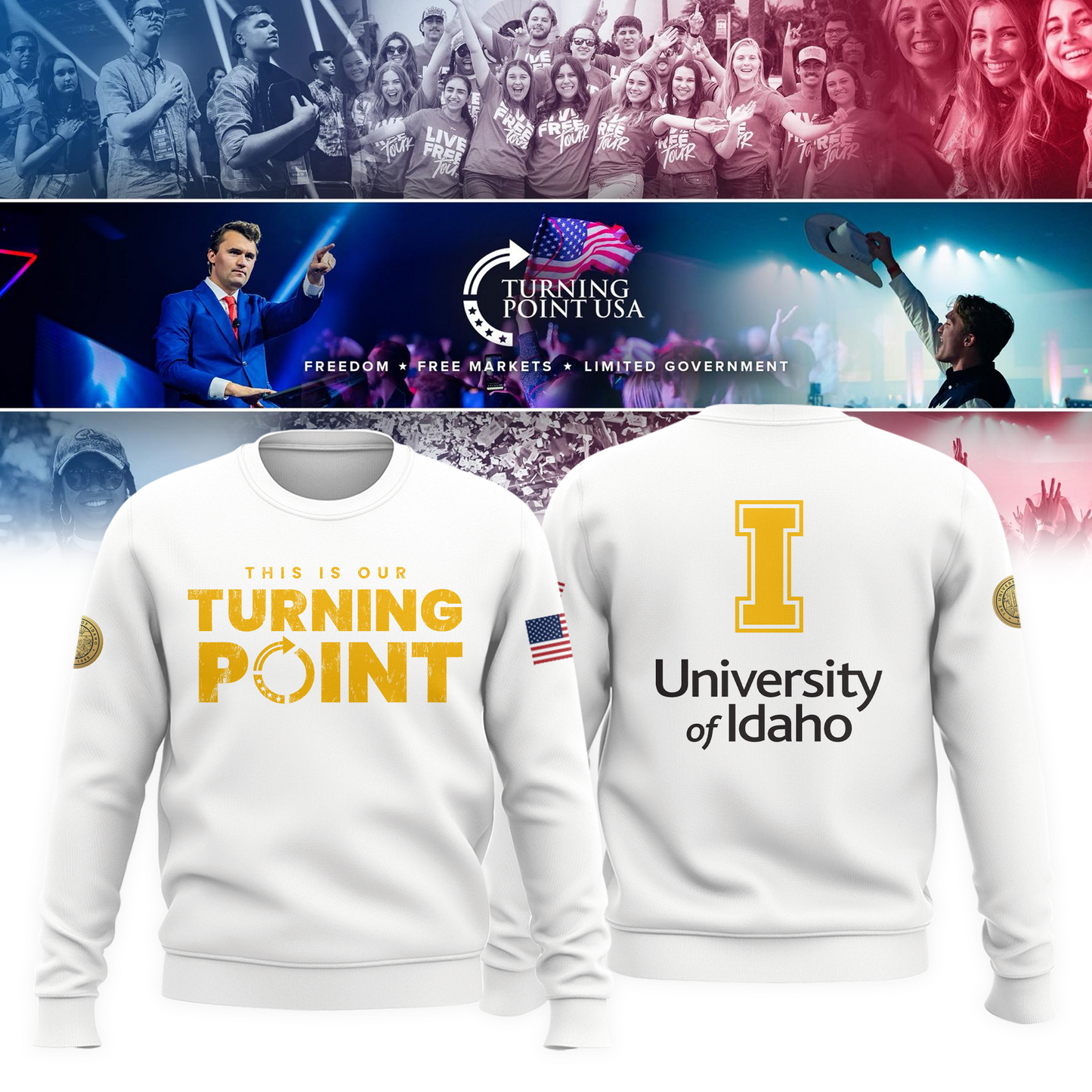 University of Idaho Freedom Sweatshirt