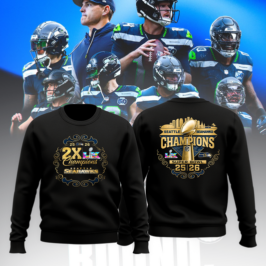 Emerald City Glory: Super Bowl LX Commemorative Shirt