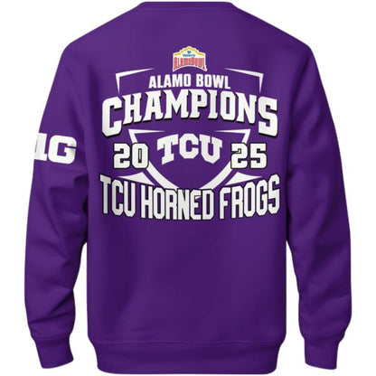 , TCU 2025 Alamo Bowl Champions Sweatshirt Limited Edition