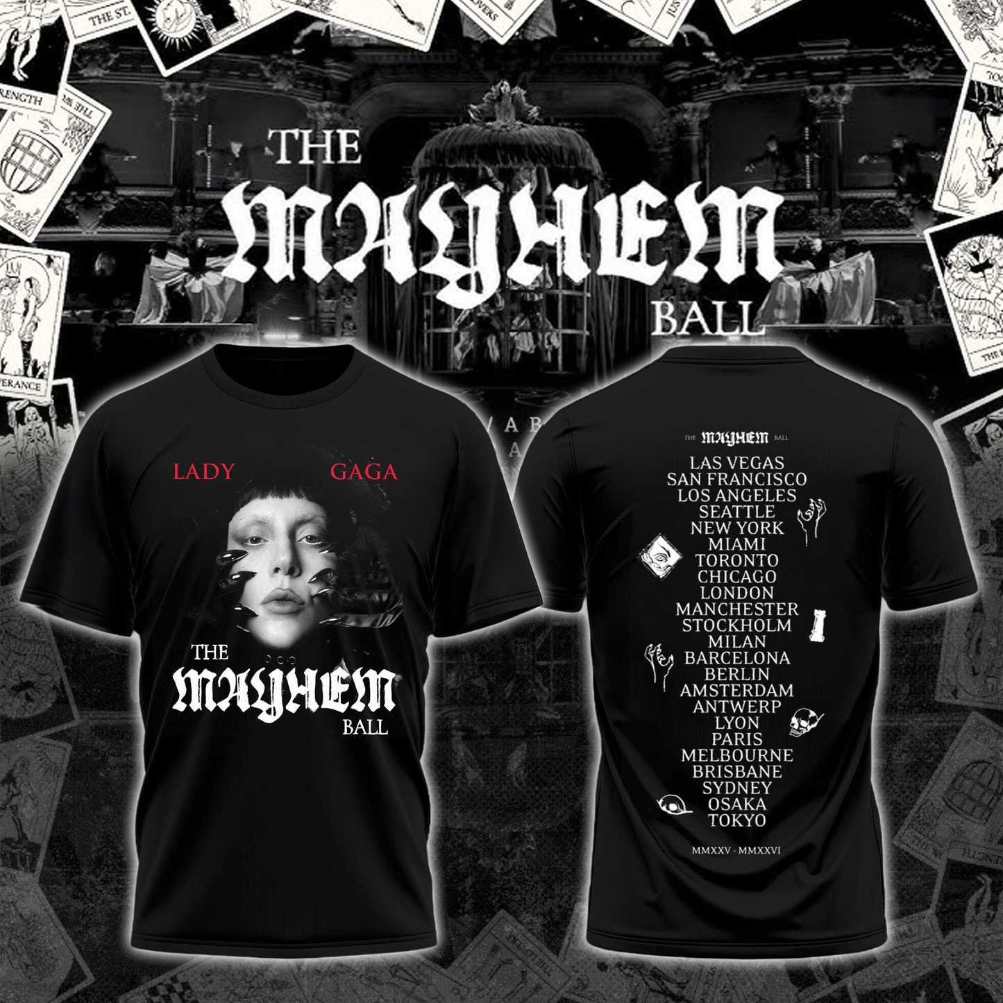 The Mayhem Ball Tour Date T-Shirt