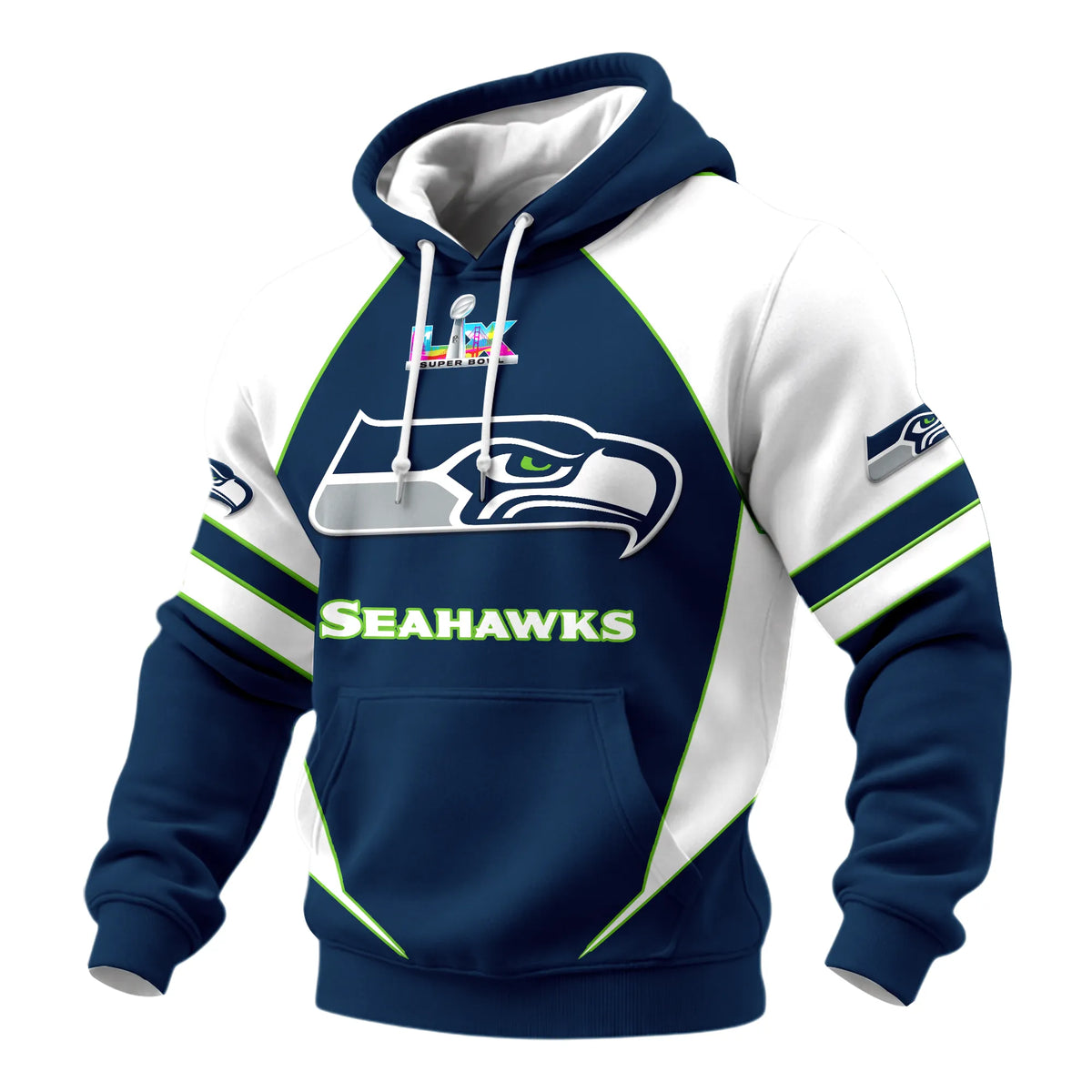 Seattle S. Retro Hoodie Limited Edition.