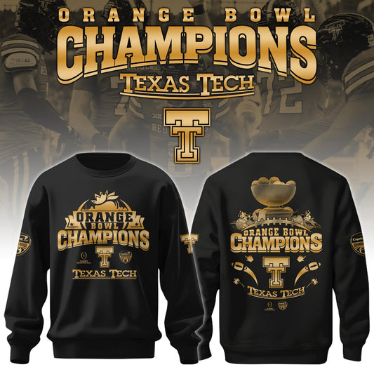 TTU Tech Football Orange Bowl Champions Special Sweatshirt Limited Edition