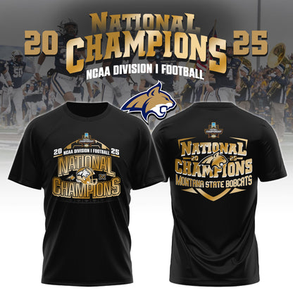 , MSU Bobcats 2025 NCAA FCS Football National Champions Tshirt Limited Edition 2