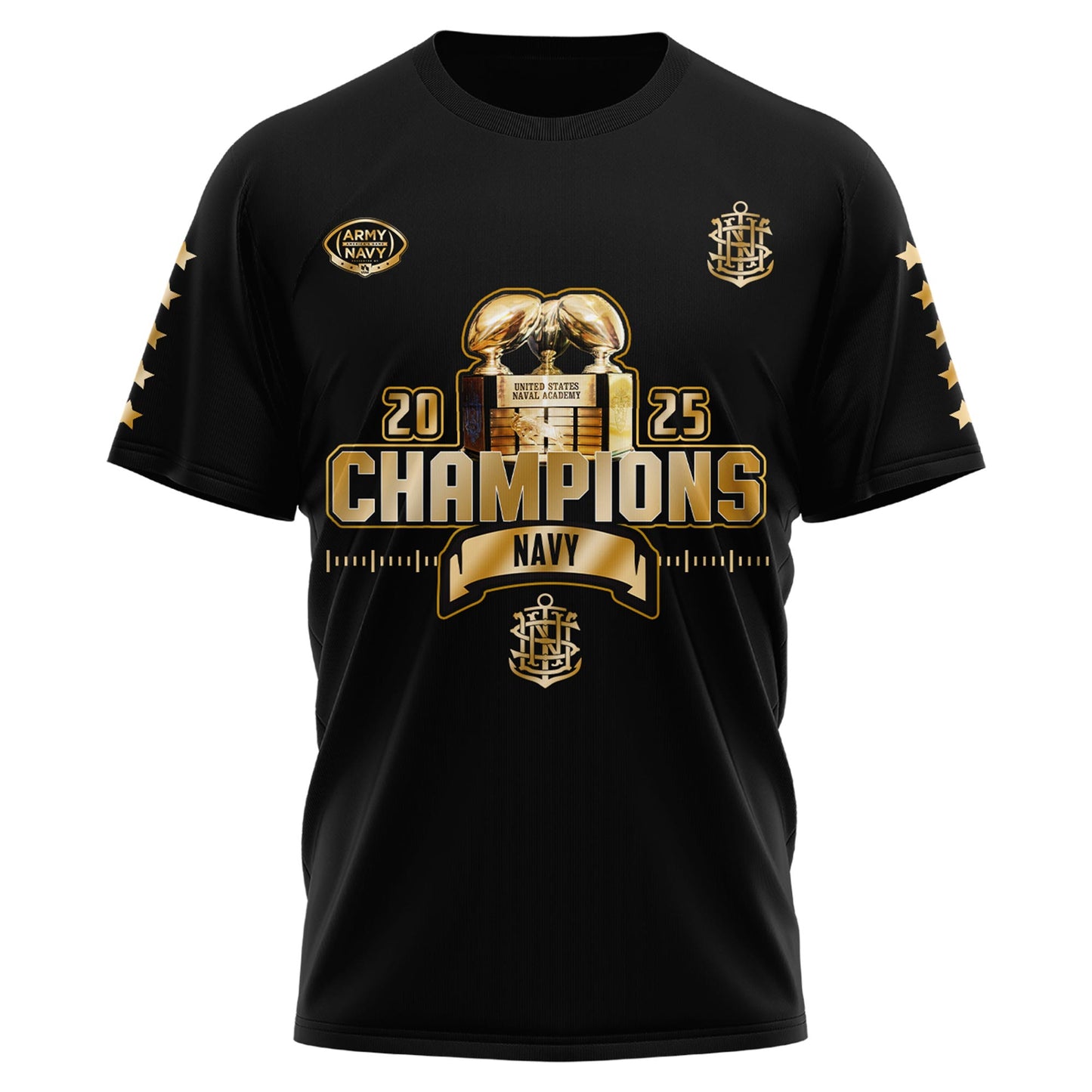 .Navy Midshipmen Special Back to Back CIC trophy Champions 2025 T.shirt