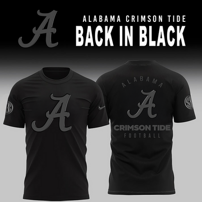 Alabama Crimson 2026 Back In Black Limited Edition TShirt