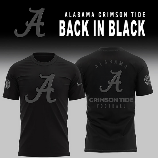 Alabama Crimson 2026 Back In Black Limited Edition TShirt