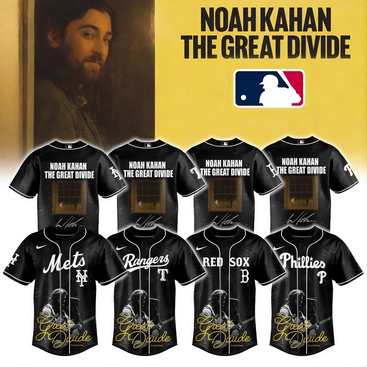 .Baseball x Noah Kahan Tour 2026 Jersey Limited Edition