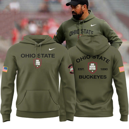 _ Ohio State Buckeyes Military Appreciation 2025 Special Hoodie