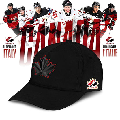 Canada National Olympic Hockey Jersey 2026 Customizable Name and Number Black