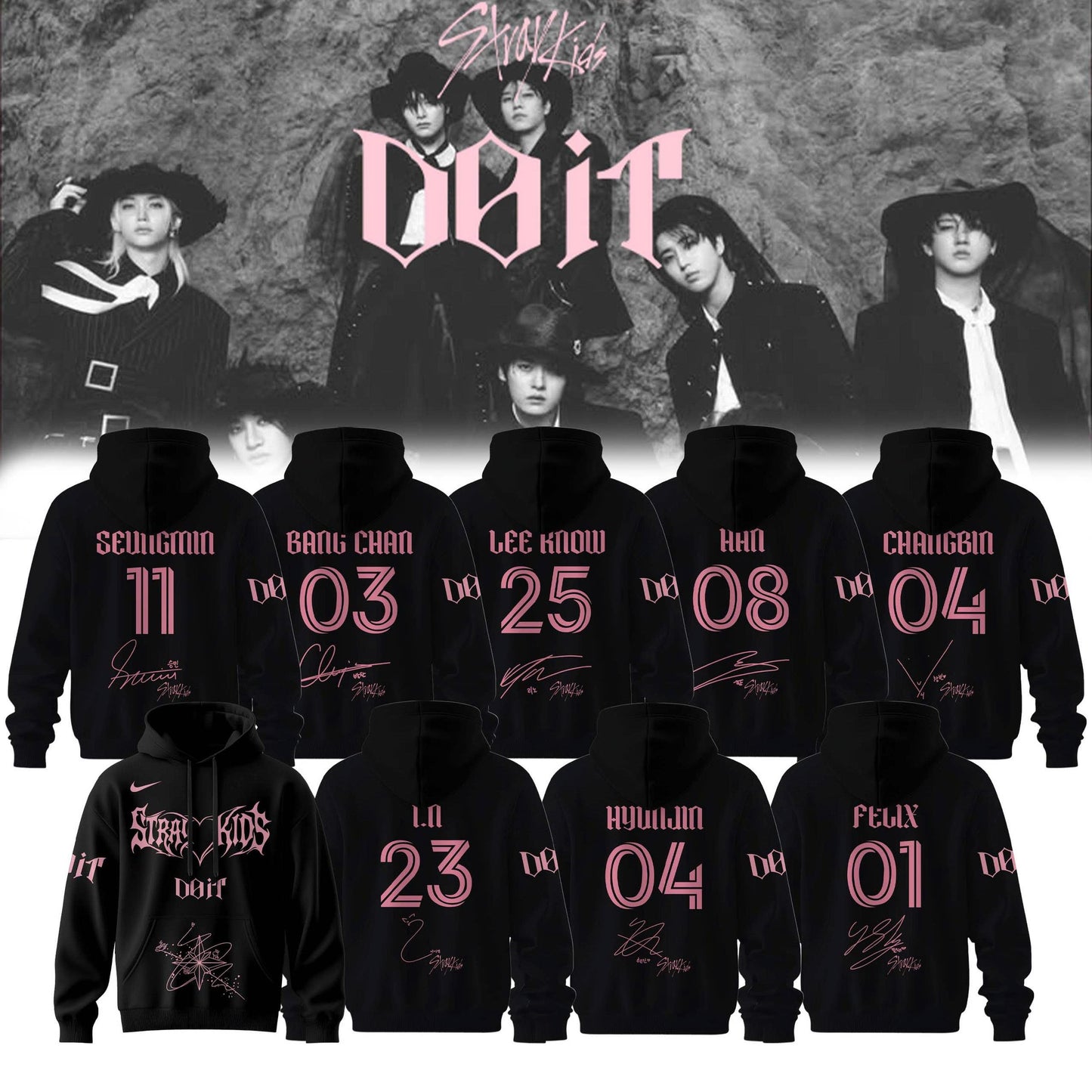 _ STRAY KIDS : DO IT ALBUM 2025 Limited Hoodie