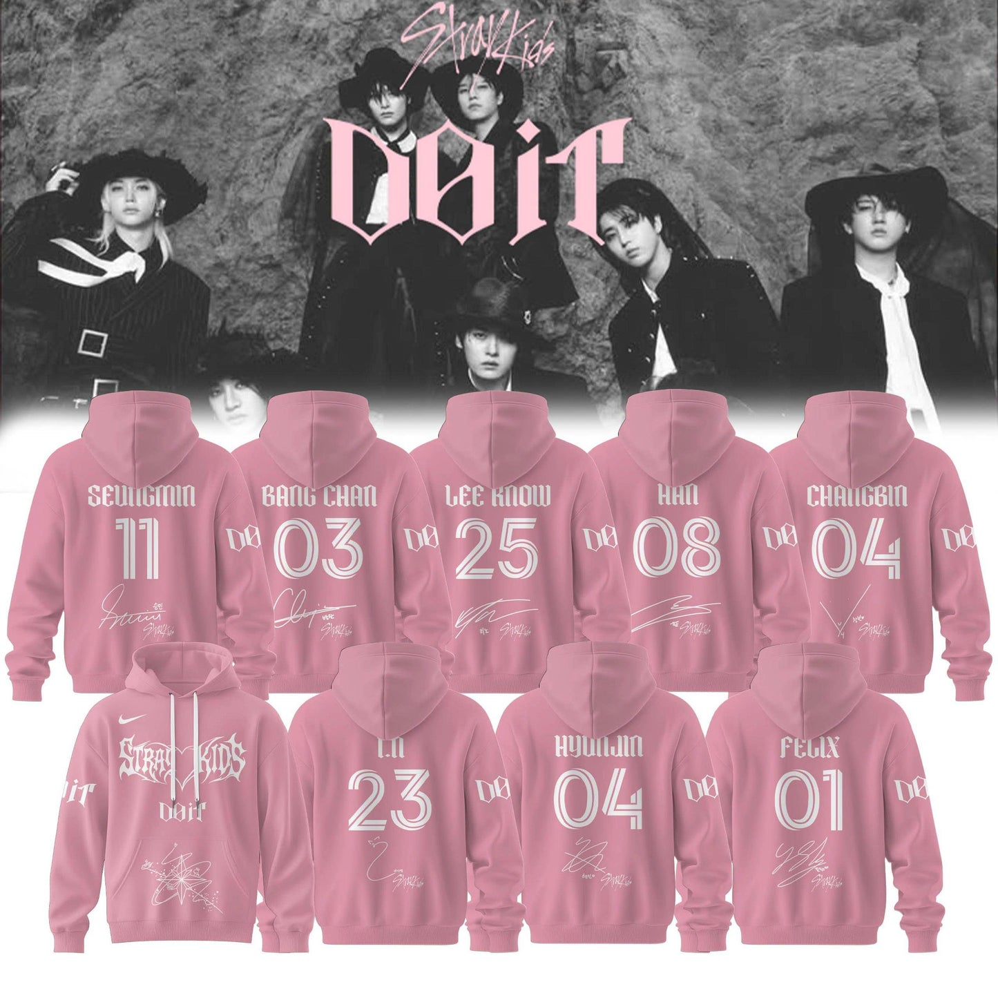 _ STRAY KIDS : DO IT ALBUM 2025 Limited Hoodie