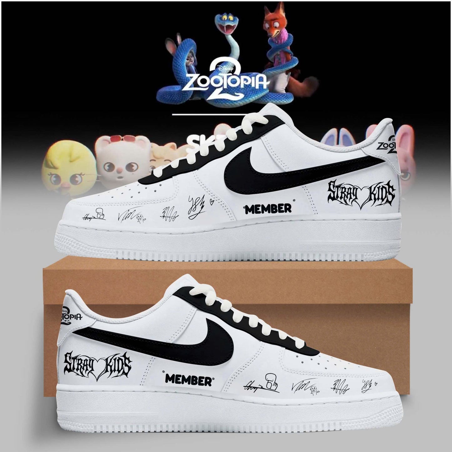 SKZOO x Zootopia 2 Collection – AF1