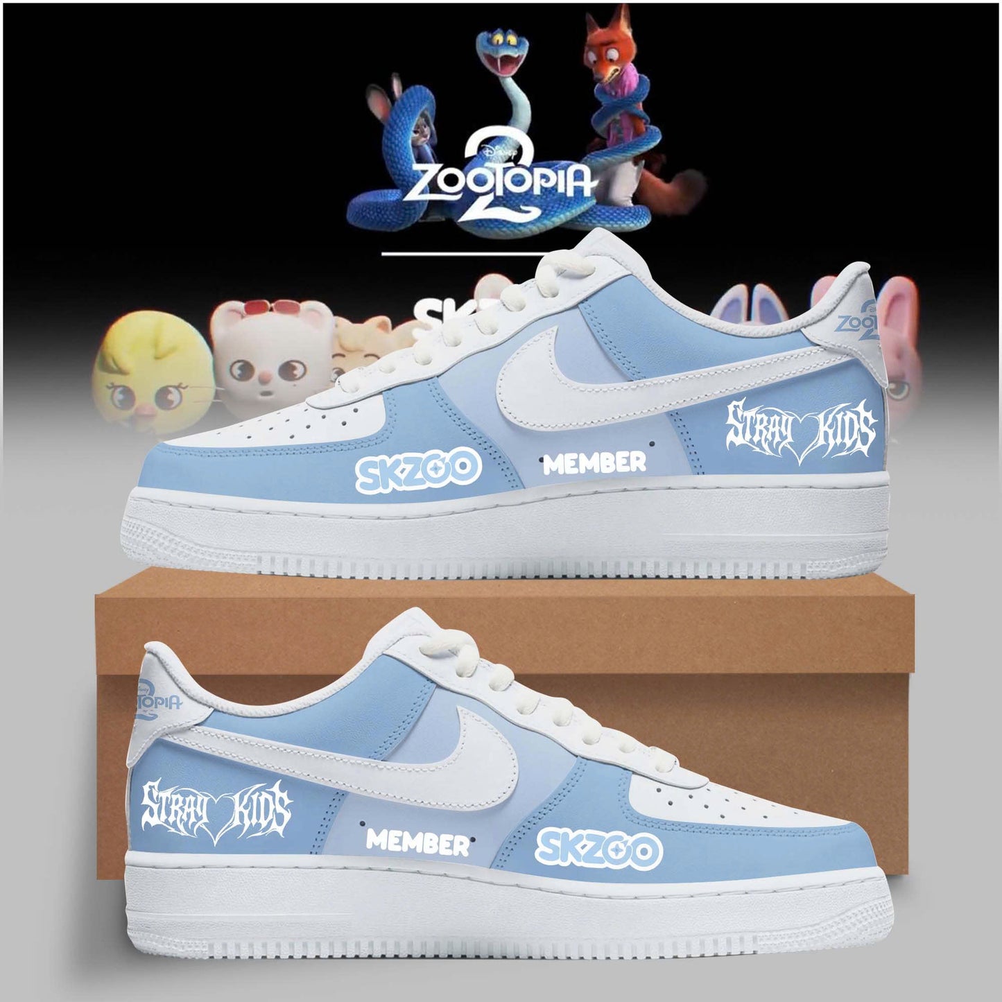 SKZOO x Zootopia 2 Collection – AF1