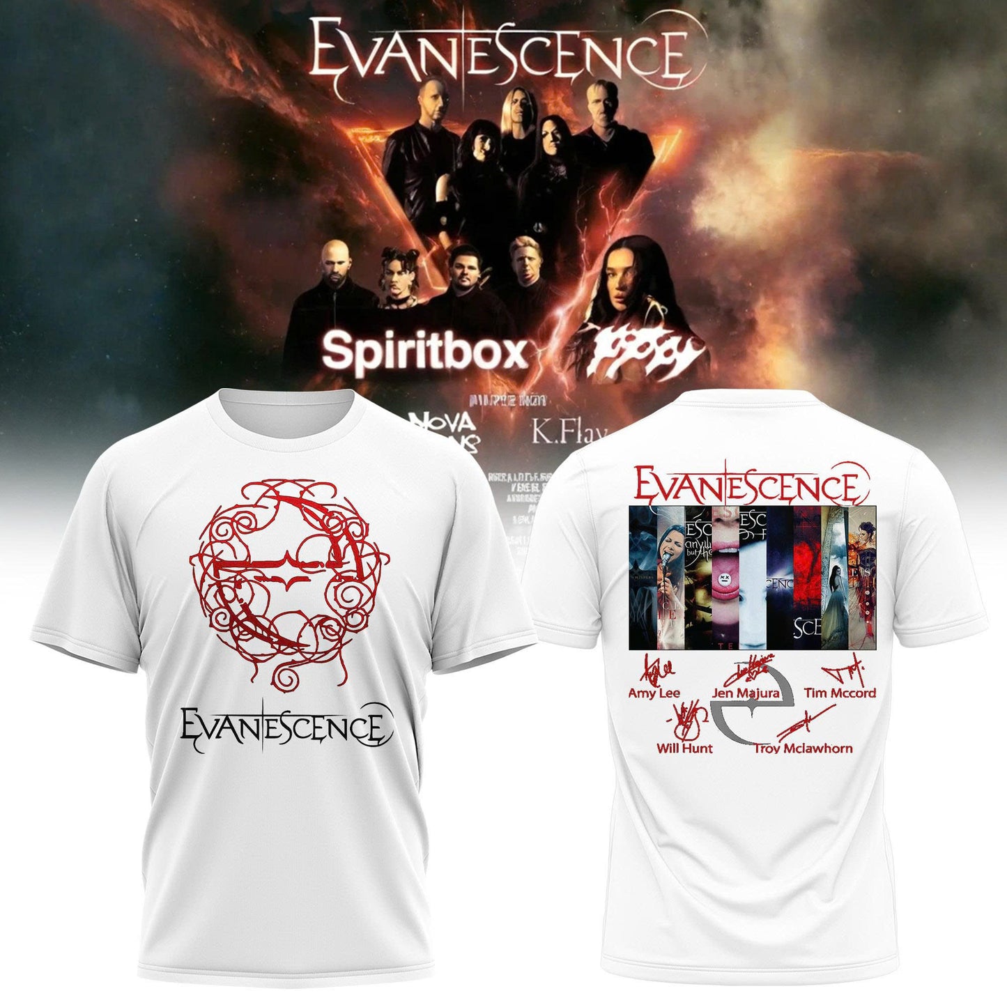 .EVANESCENCE US & UK 2026 WORLD TOUR Collection