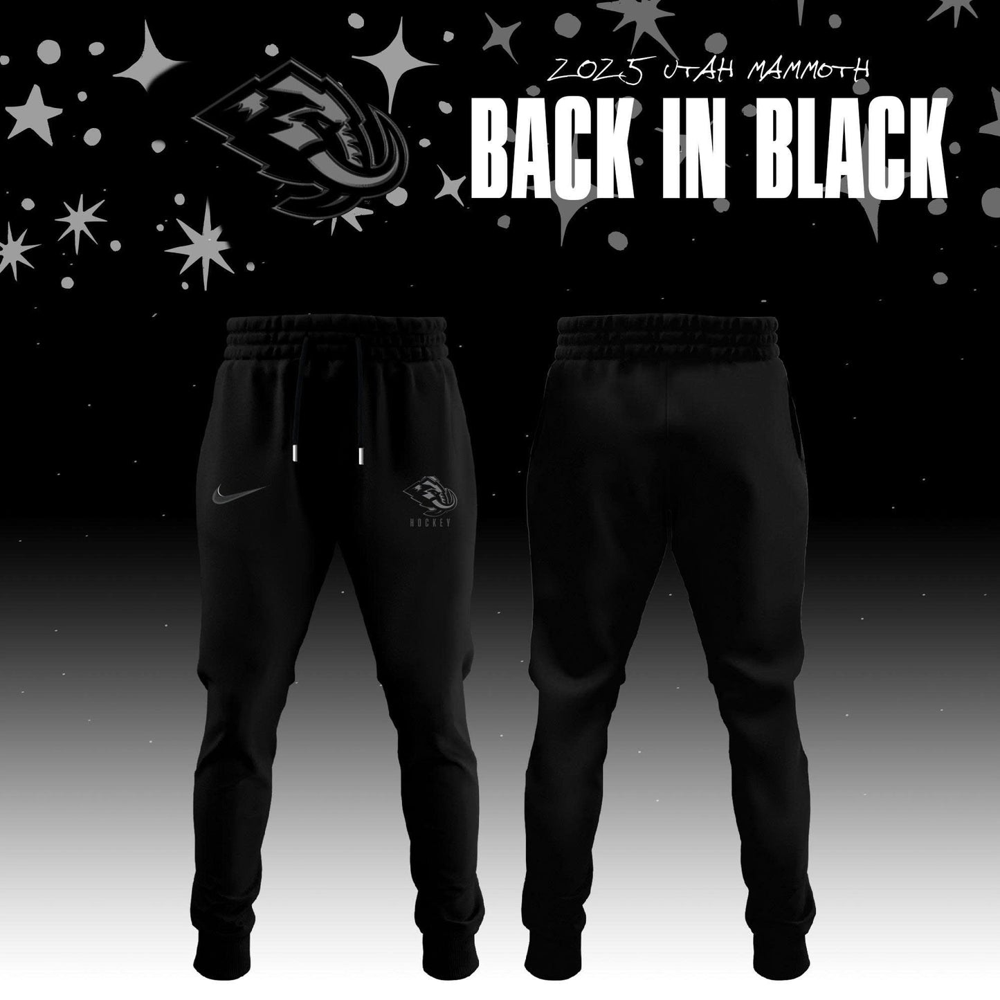 Utah Mammoth x Back In Black Special Edition Hoodie 2025