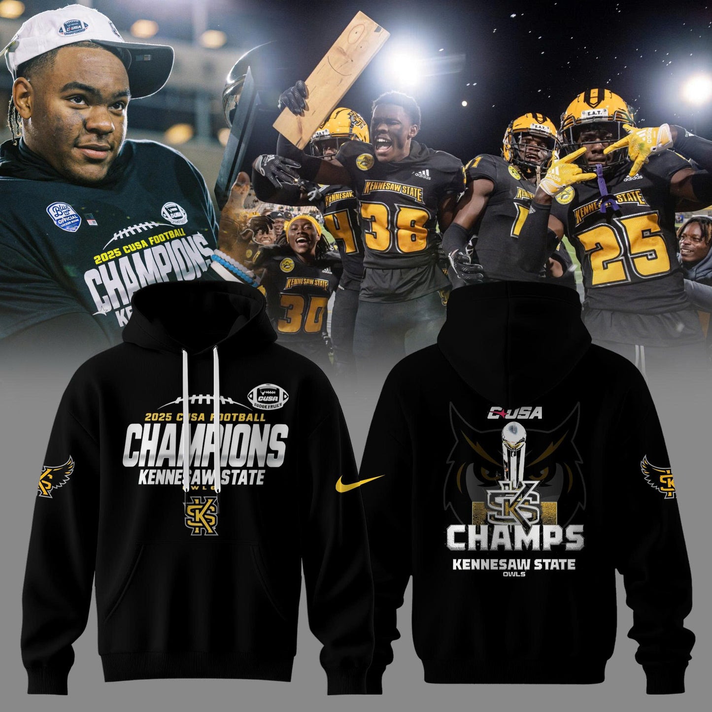 _ Kennesaw State Owls – CONFERENCE USA CHAMPS 2025 Collection