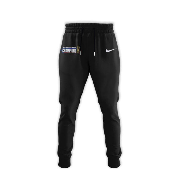 Black New York Knicks 2025 Cup Champions Signature Limited Edition Hoodie | Jogger | Cap