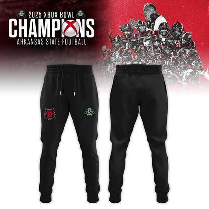 Arkansas State Red Wolves 2025 Xbox Bowl Champions Combo Hoodie