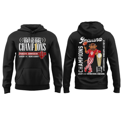 Indiana Hoosiers National Champions 2025/26 Hoodie