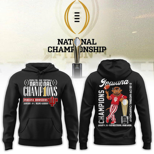 Indiana Hoosiers National Champions 2025/26 Hoodie