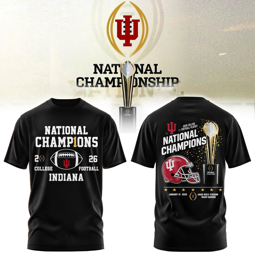 Indiana Hoosiers National Champions 2025/26 T-Shirt