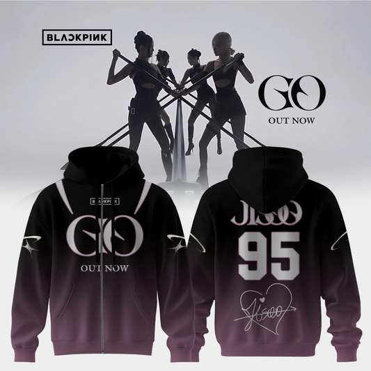 BLACKPINK ‘GO’ OUT NOW – Zip Hoodie ( Jisoo )