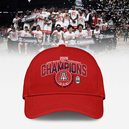 Arizona 2026 Big 12 Men’s Basketball Tournament Champions Sweatshirt