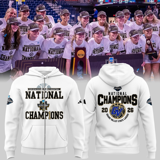 Limited Edition 2026 D2 Women’s Basketball National Champions 🏀🏆 ZipHoodie