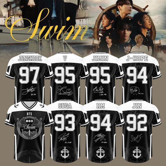 BTS – Swim Arirang Album Mixed Mesh Jersey