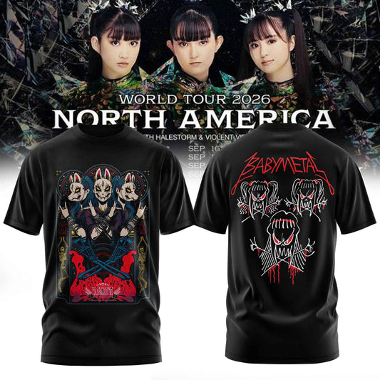Baby Metal Tour merch tee