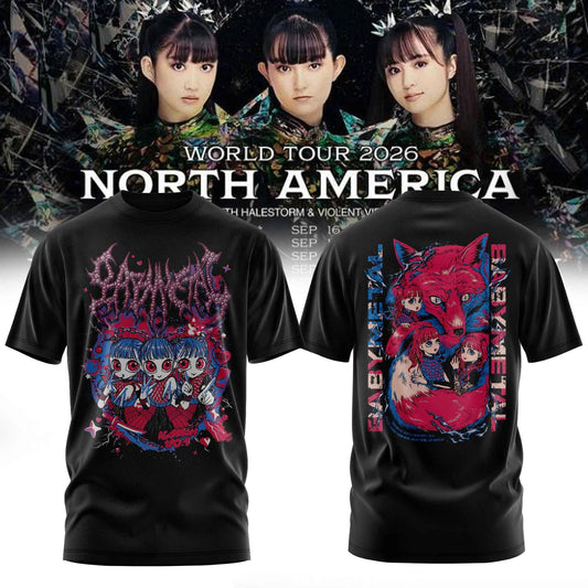Baby Metal Tour merch tee
