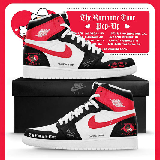 Bruno Mars x Hello Kitty "The Romantic Tour" JD1 Shoes